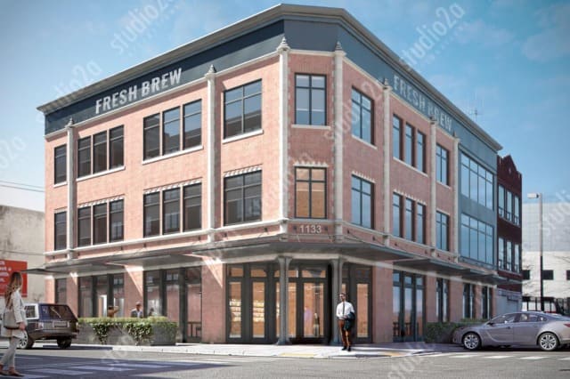 3d rendering west loop chicago exterior