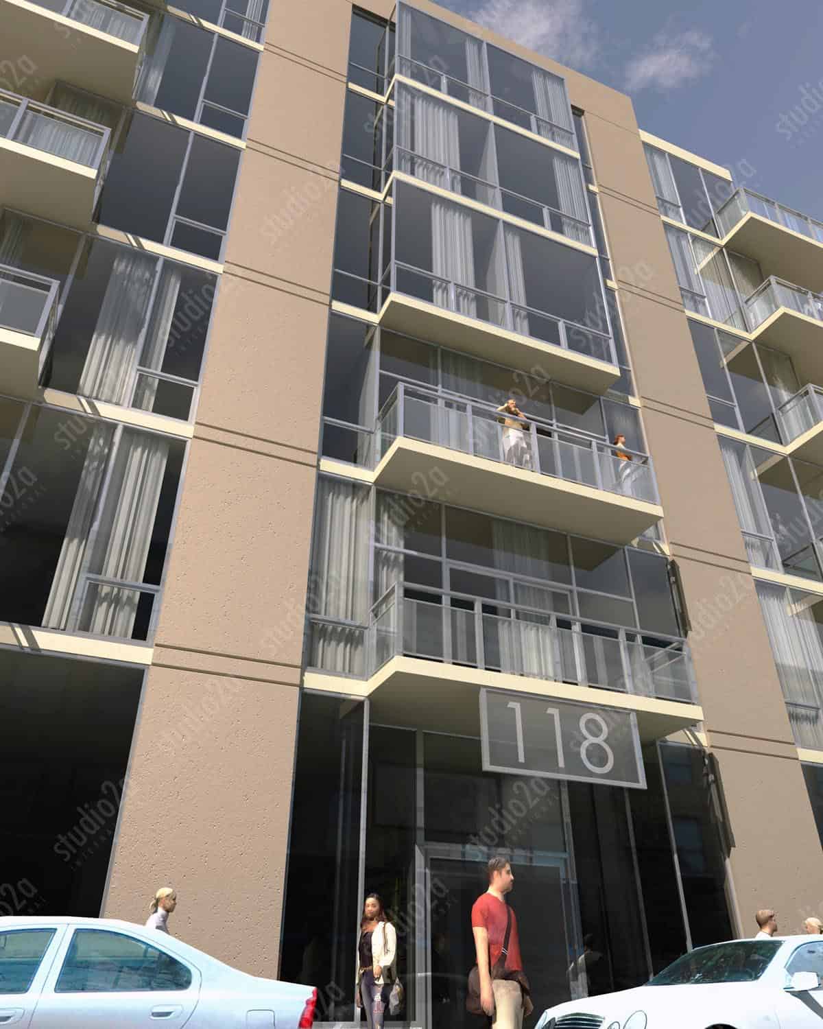 3d renderings condos halsted chicago
