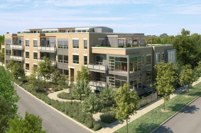 3d exterior rendering Lincoln Park Chicago