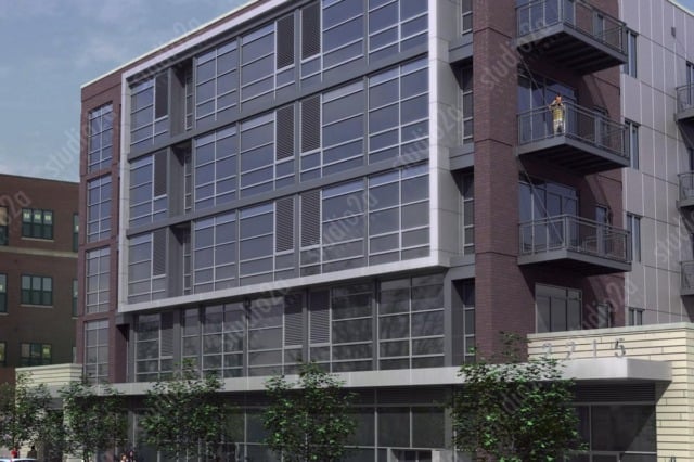 Condo pre-sales rendering Chicago West Side