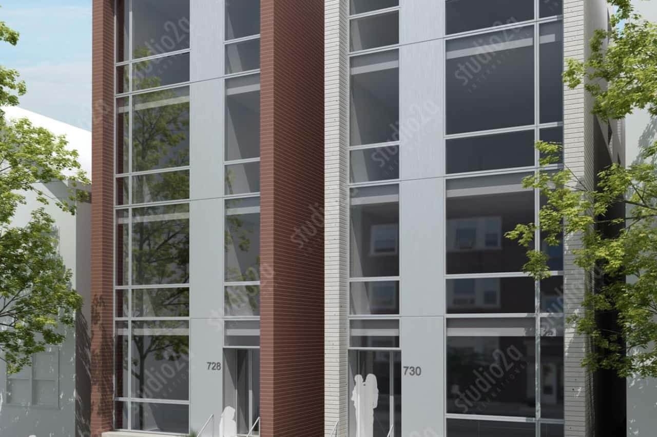 Multi-family 3d rendering Chicago