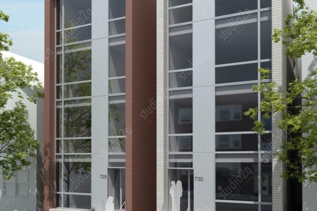 Multi-family 3d rendering Chicago