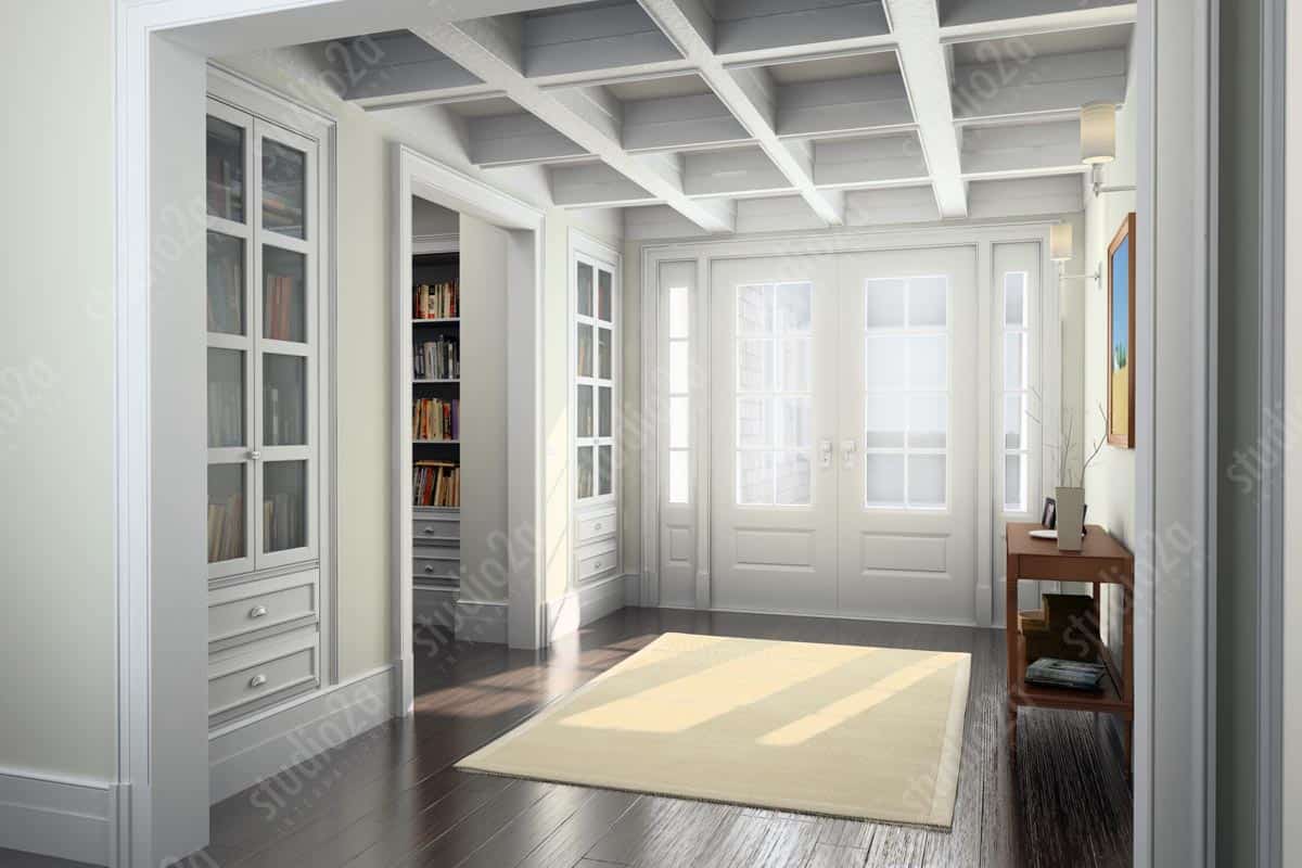 3d rendering interior residental Hamptons NY