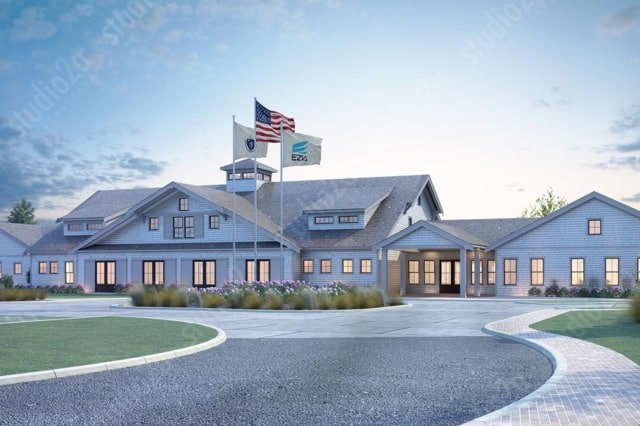 3D architectural exterior rendering Commercial Building