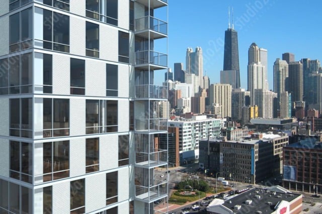 3d Rendering high-rise Condo Chicago