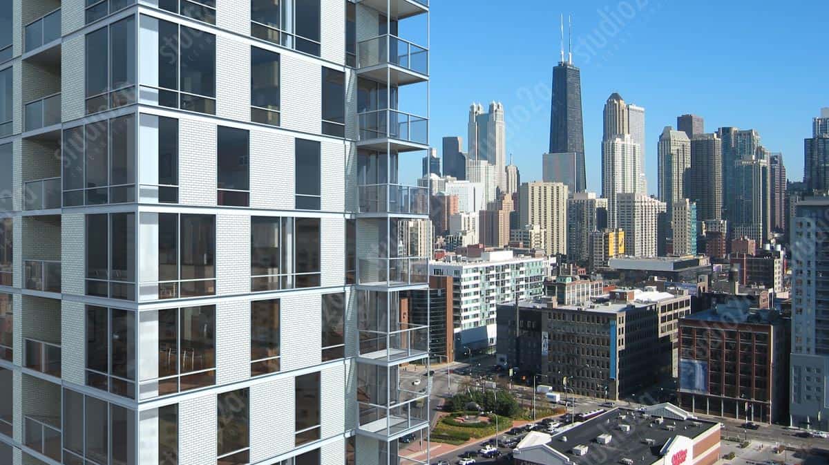 3d Rendering high-rise Condo Chicago