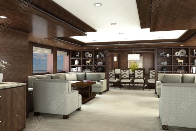 3d rendering for custom yacht design