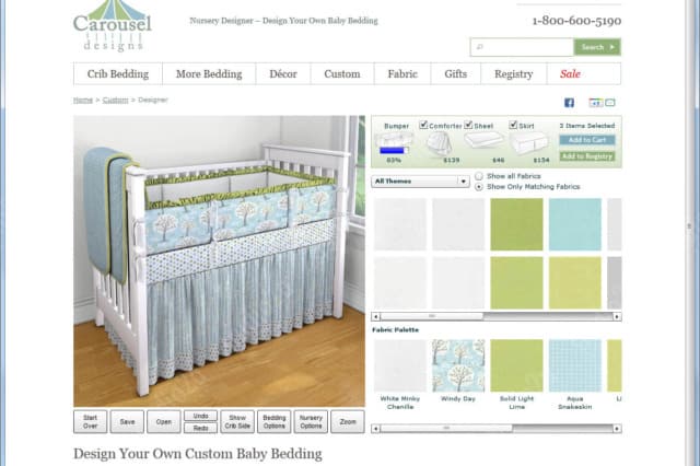 3d interactive rendering bedding