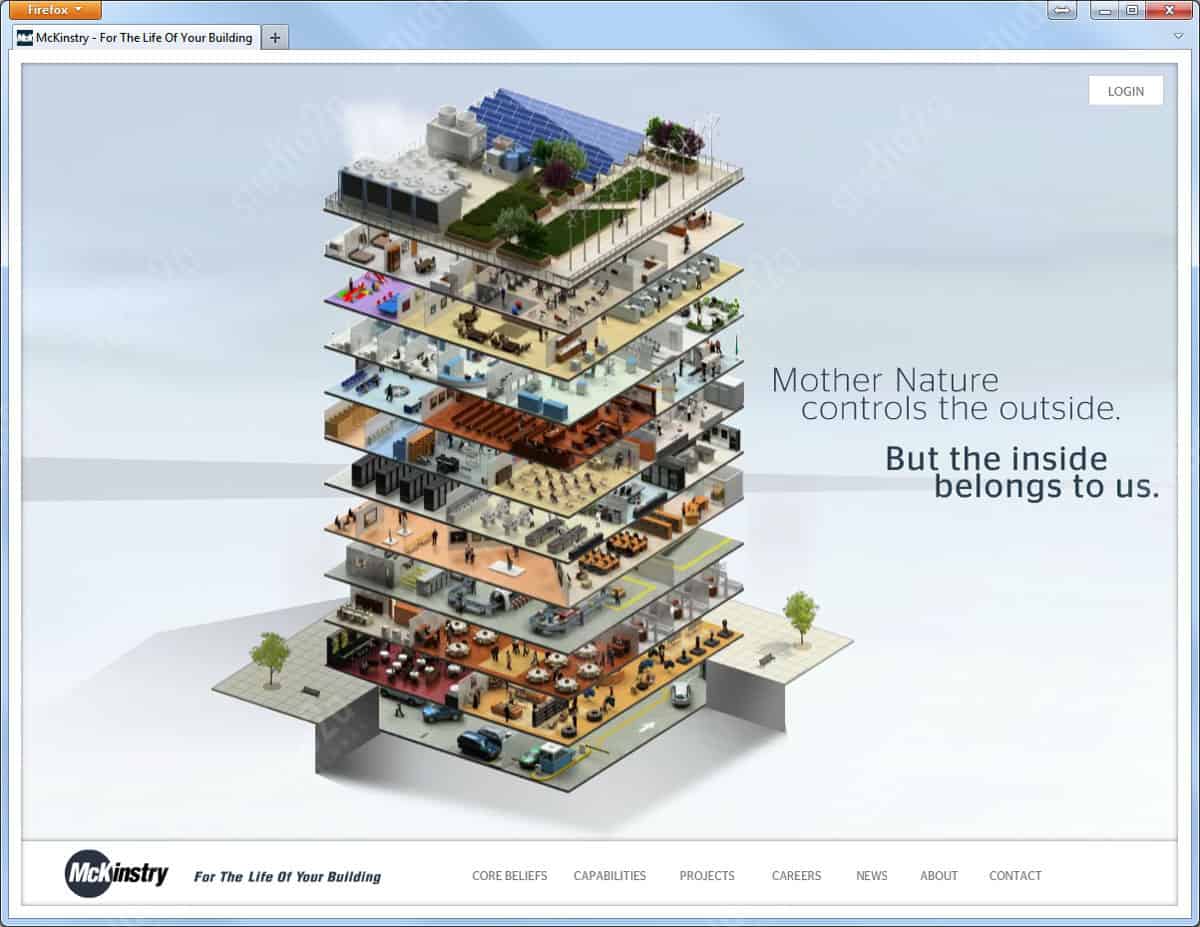 interactive 3d animation rendering mckinstry