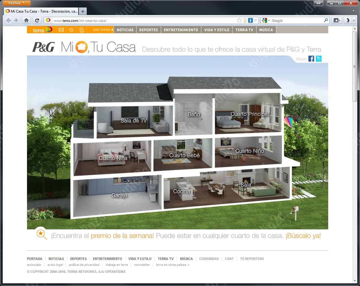 3d interactive house rendering