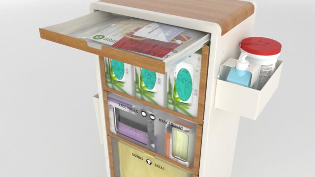 3d product rendering medical cart