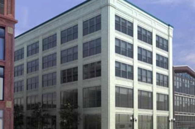 3d exterior rendering South Loop Chicago