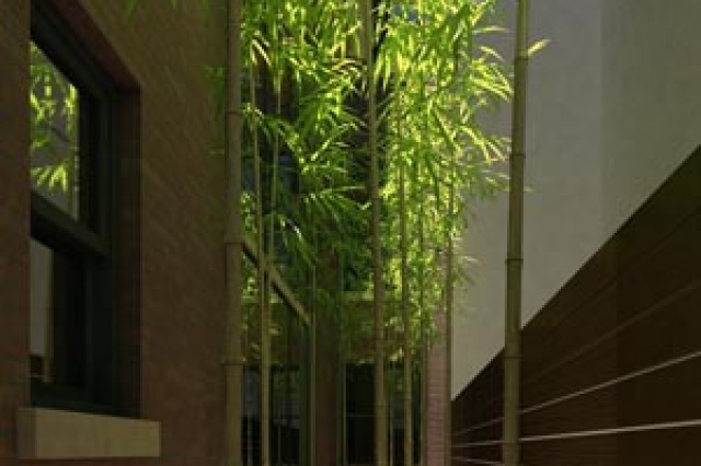 3D Architectural Exterior Rendering rendering roof garden NYC