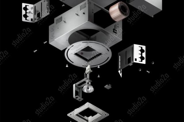 3d product rendering fixture illustration chicago